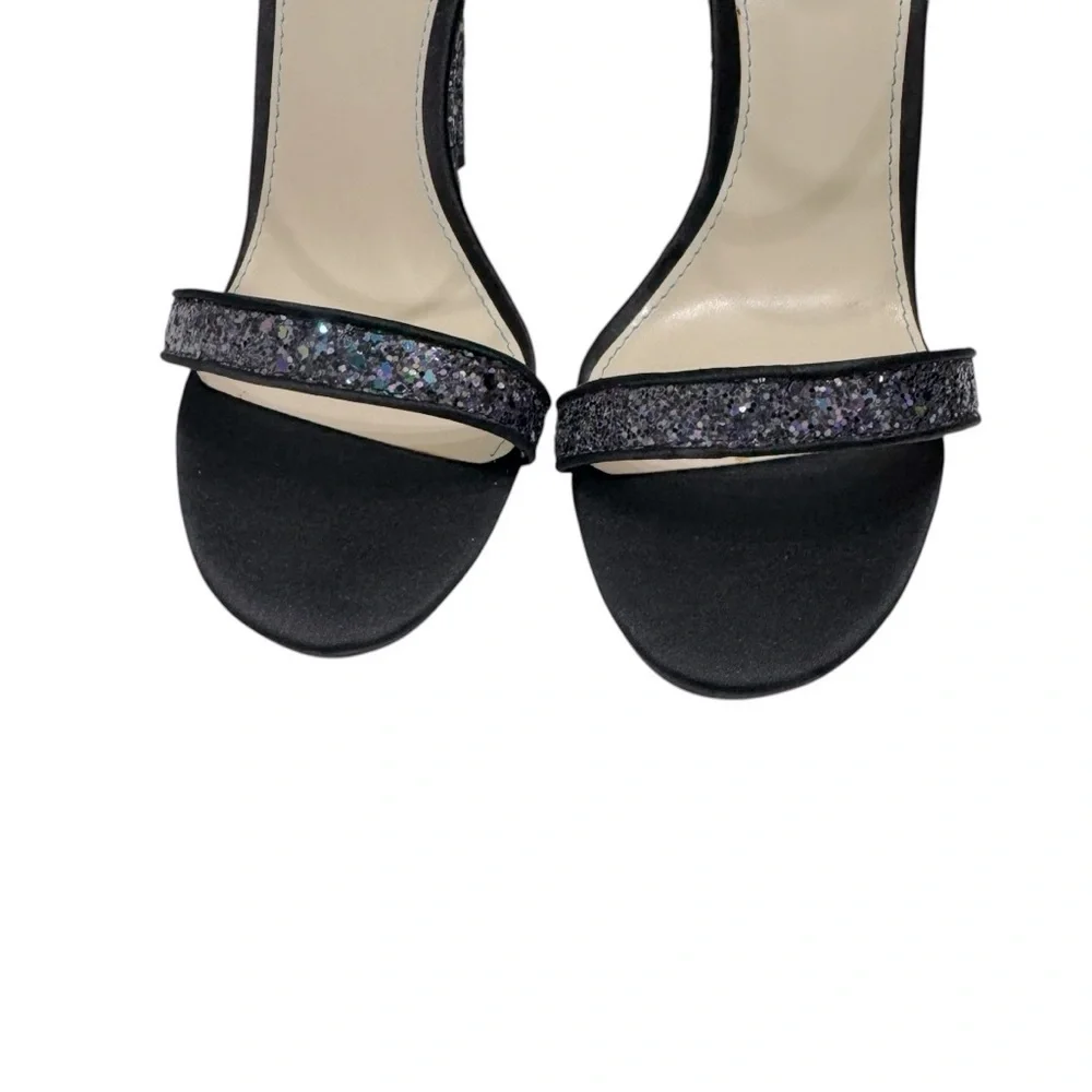 Betsey Johnson Darci Glitter‎ Wedge Sandals Sz 8.5